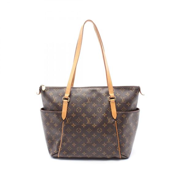 Louis Vuitton Handbags - Louis Vuitton Totally Monogram Tote Bag Leather Brown